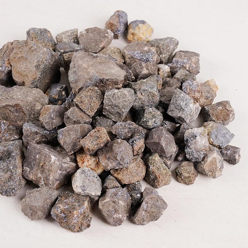 WHZHDMA Bulk Natural Crystal Rough Stone Natural Molybdenite Ore Crystal Rough Stone Ornaments Aromatherapy Diffuser Stone Rough Material Gravel Rocks Stones and Crystals