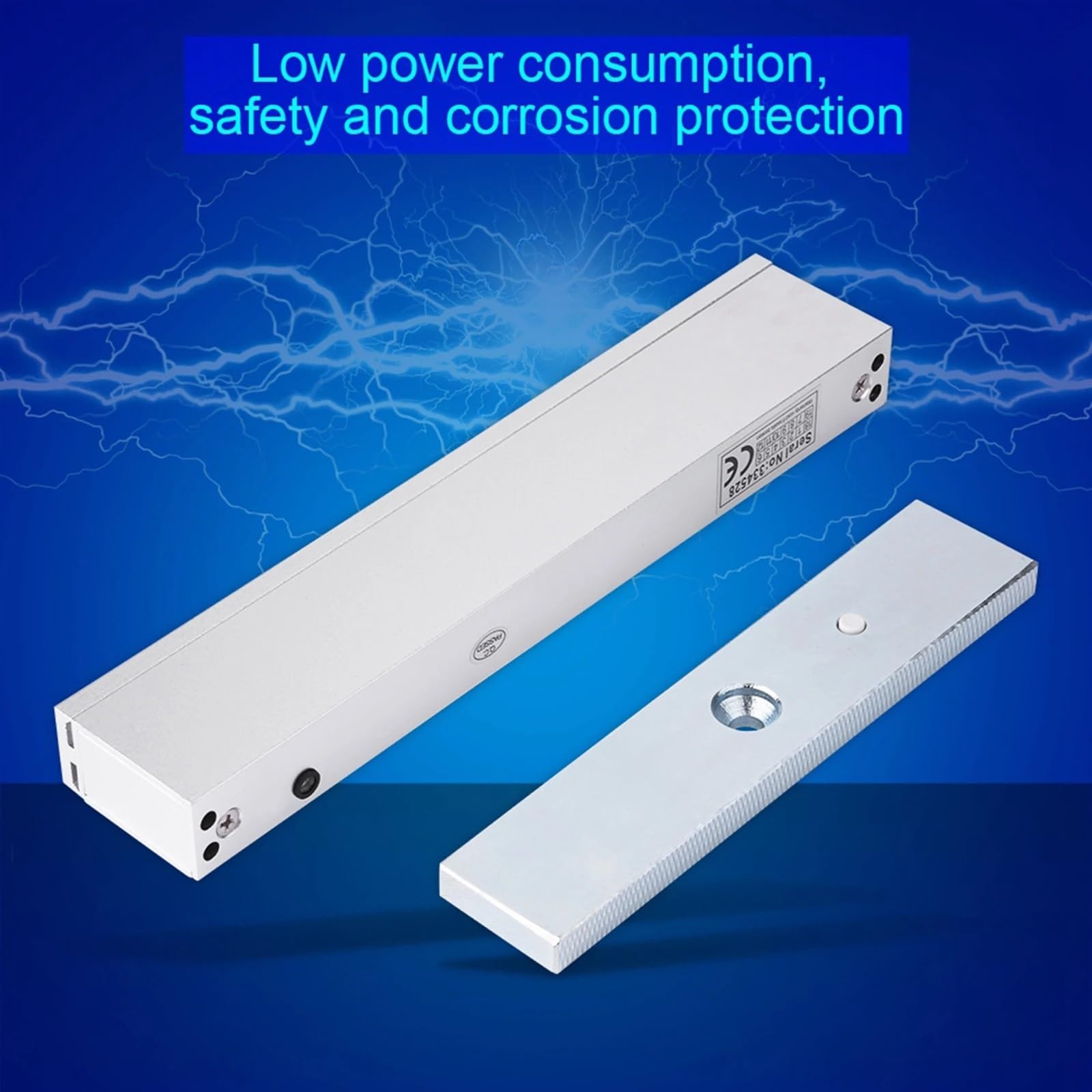 Cerradura eléctrica for Armario Cerradura de Puerta magnética eléctrica, Control de Acceso de Fuerza Fuerte de 280kg for Puerta, Cerradura Electromagnética for cajón de Armario