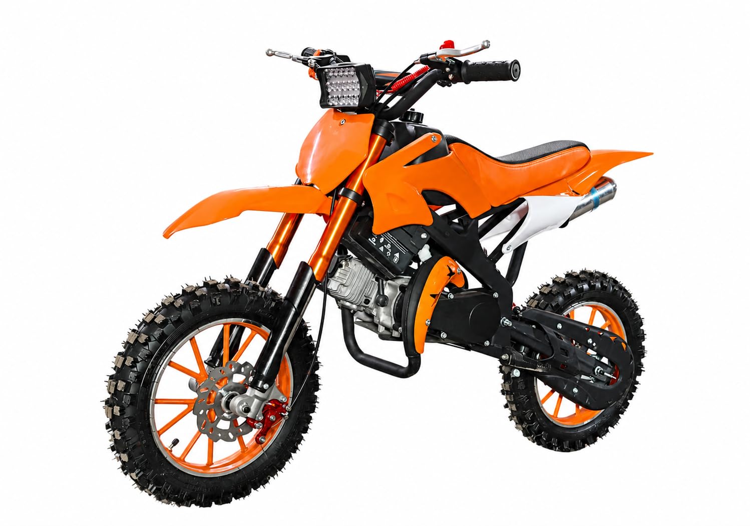 Gigaglitz 50cc 2 Stroke Super-Cross Kids Dirt Bike - Best Mini Off-Road Motorcycle for Childrens, Affordable and Budget Friendly Bike-image-37