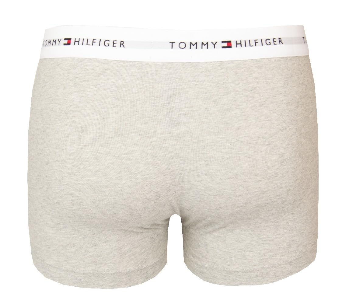 Tommy Hilfiger TH UM0UM02761 Trunk 3-częściowy zestaw bokserek męskich, widoczna, elastyczna bielizna bawełniana, 3-częściowy, 0yv des Sky / Black / Grey Htr, L