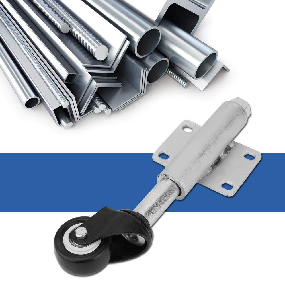 2inch PU Gate Wheel Spring Loaded Swivel Caster Heavy Duty Gate Caster 110lbs Load Capacity Shank Caster Wheel