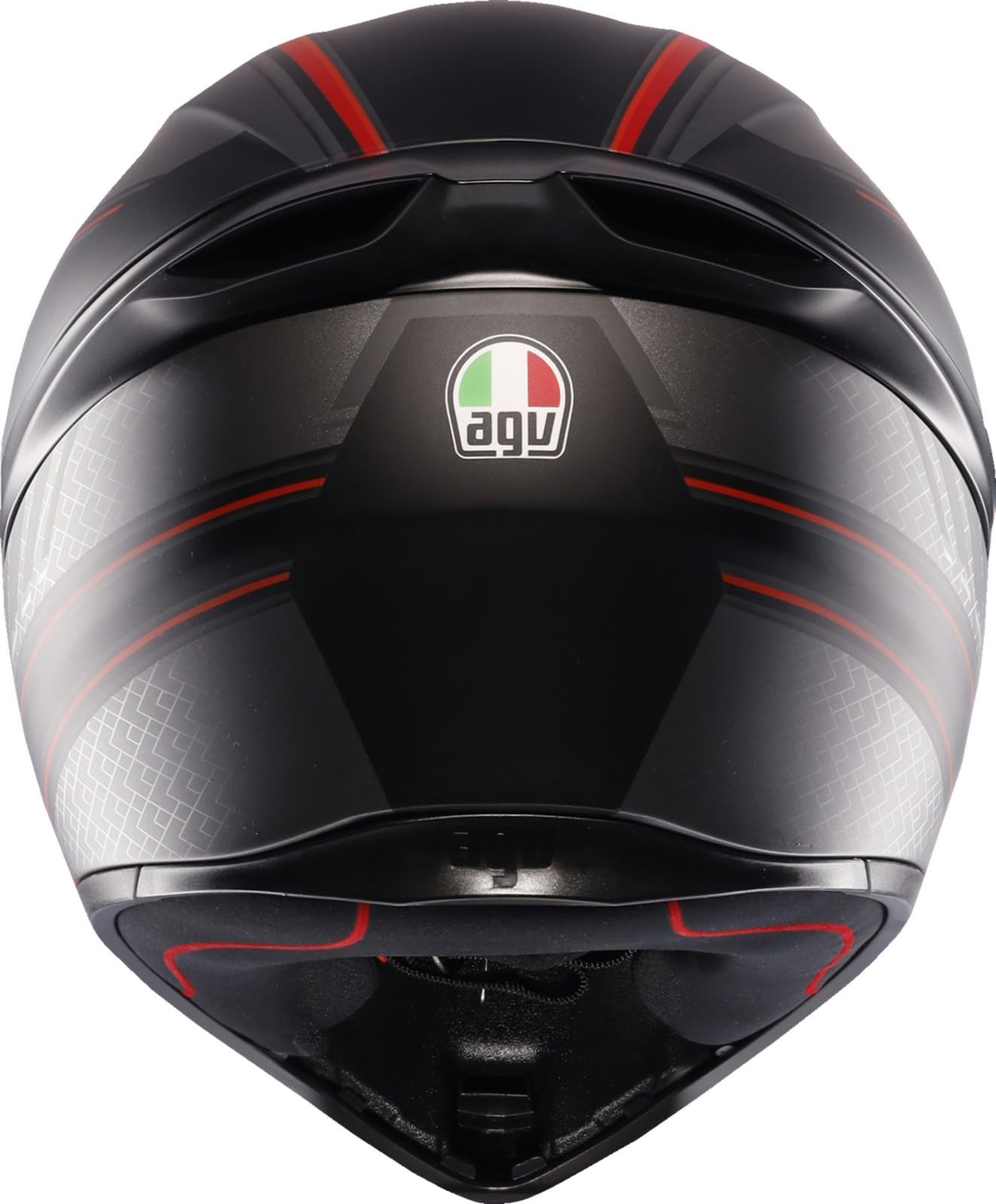 Amazon.com: Agv K1 S Sling Helmet Large Matte Black/Red : Automotive