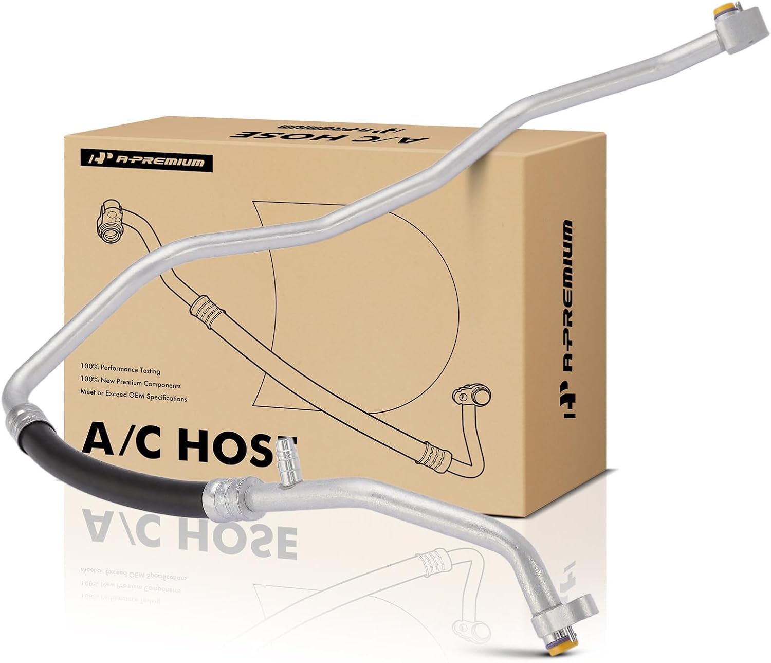 A-Premium A/C Suction Hose Assembly Compatible with BMW X1 2016-2017 & Mini Cooper 2014-2017, Cooper Clubman 2016-2019, Cooper Countryman 2017-2019, Compressor to Evap