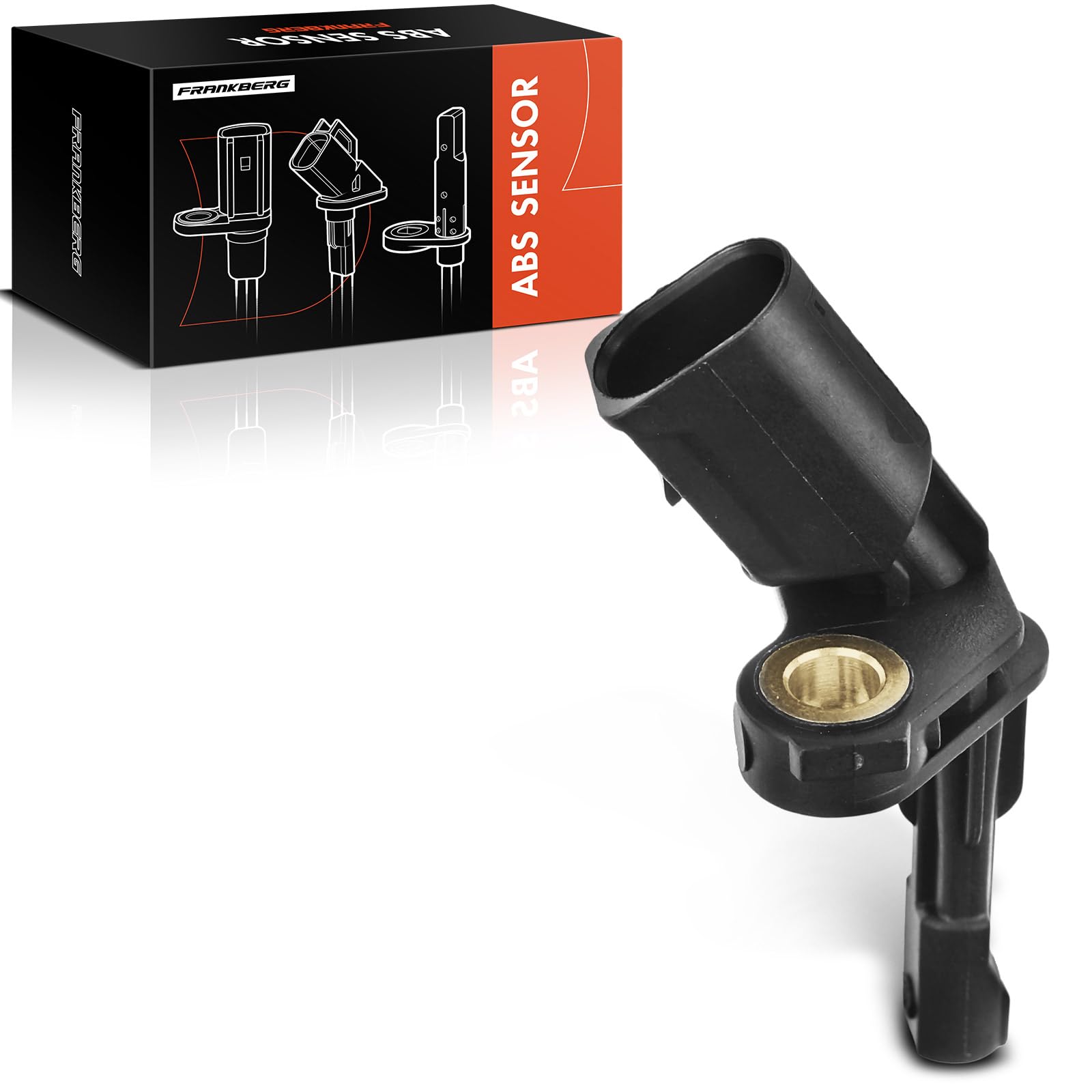 ABS Sensor Rear Axle Left for A3 Q3 TT Altea Leon Toledo Octavia Superb Yeti Beetle Golf J-e-t-t-a P-a-s-s-a-t S-c-i-r-o-c-o S-h-a-r-a-n T-o-u-r-a-n 2003-2021 1K0927807