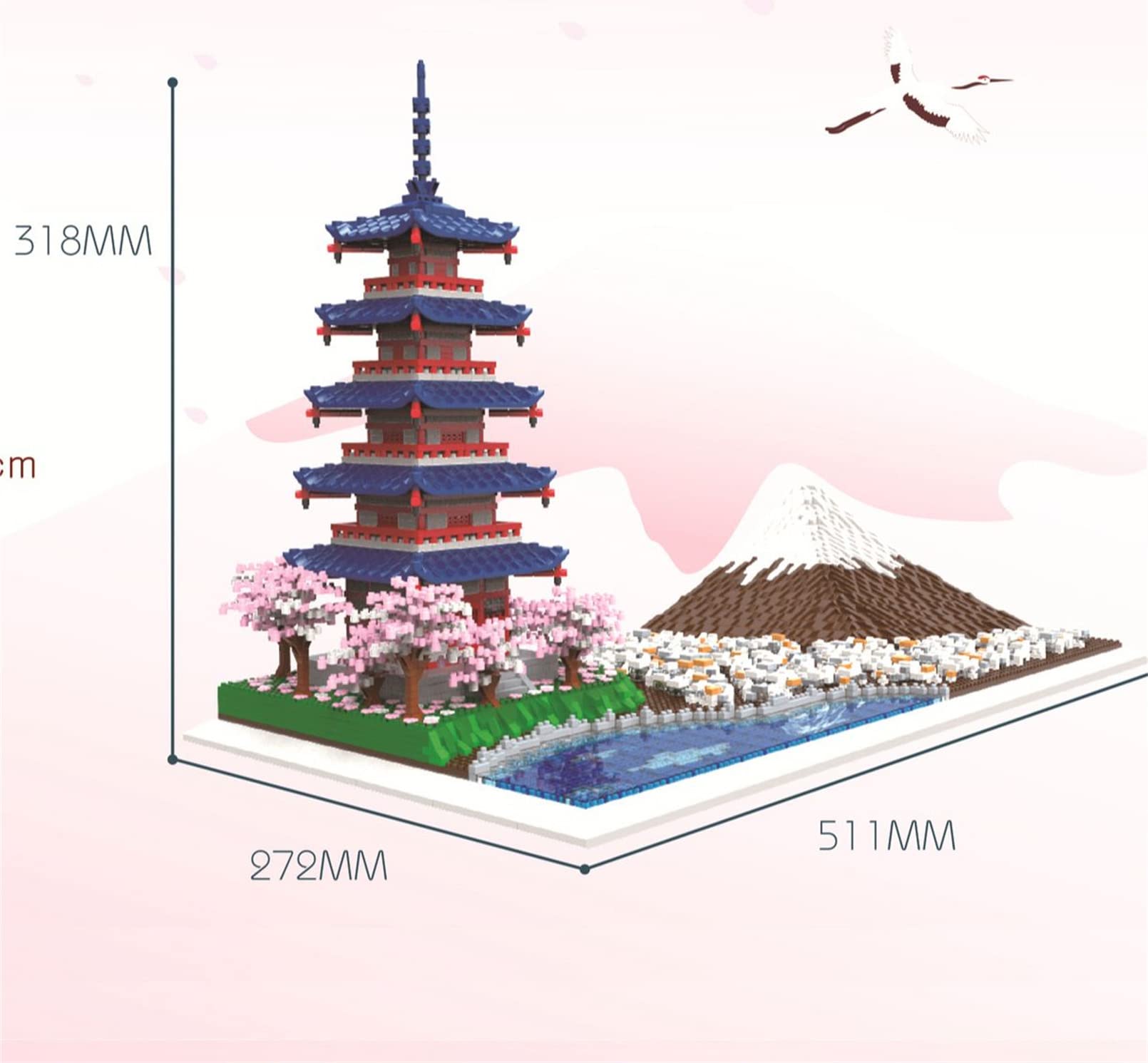 富士山 300mm×300mmの大型模型 富士山 300mm×300mmの大型模型