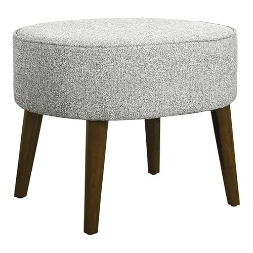 Homepop K7478-F2232 Ottoman, Ash Grey #TOP9