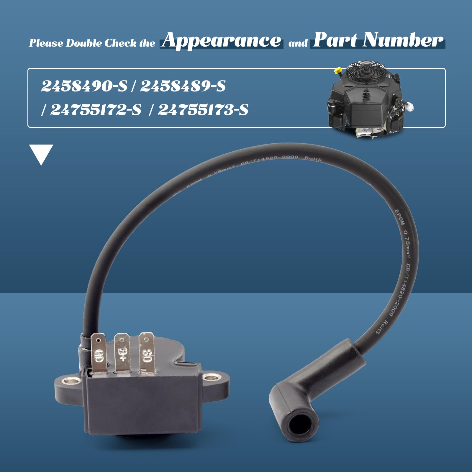 Bobina Di Accensione Per Kohler 24 584 36-S SV735 SV740 & SV840 - Foto 3