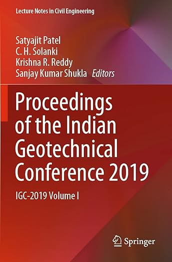Proceedings of the Indian Geotechnical Conference 2019: IGC-2019 Volume I (Lecture Notes in Civil Engineering, 133)
