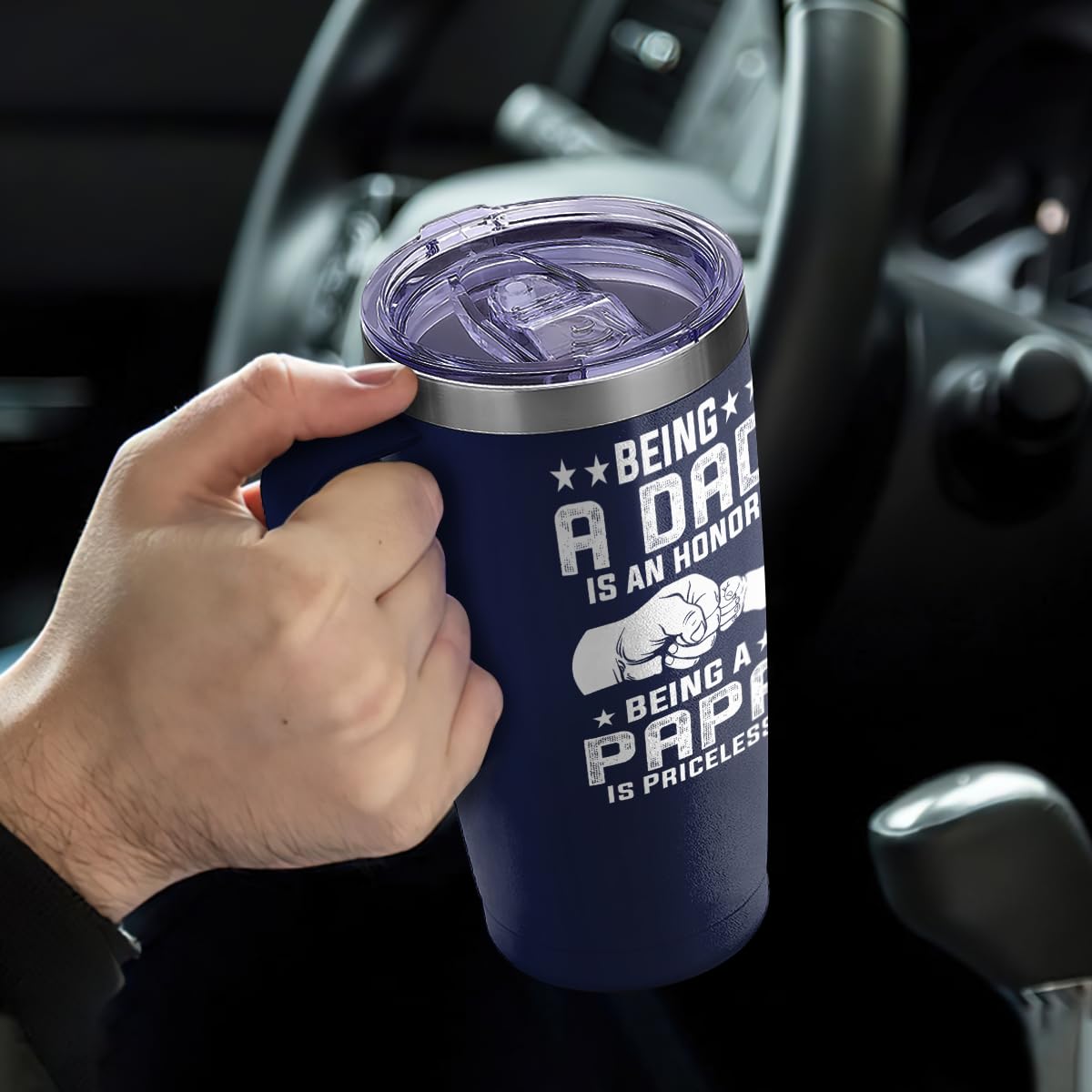 Tazza Termica Da Viaggio 590ml Tazza Da Viaggio Portatile Mug Termica Per Compleanno Natale Colleghi Perché