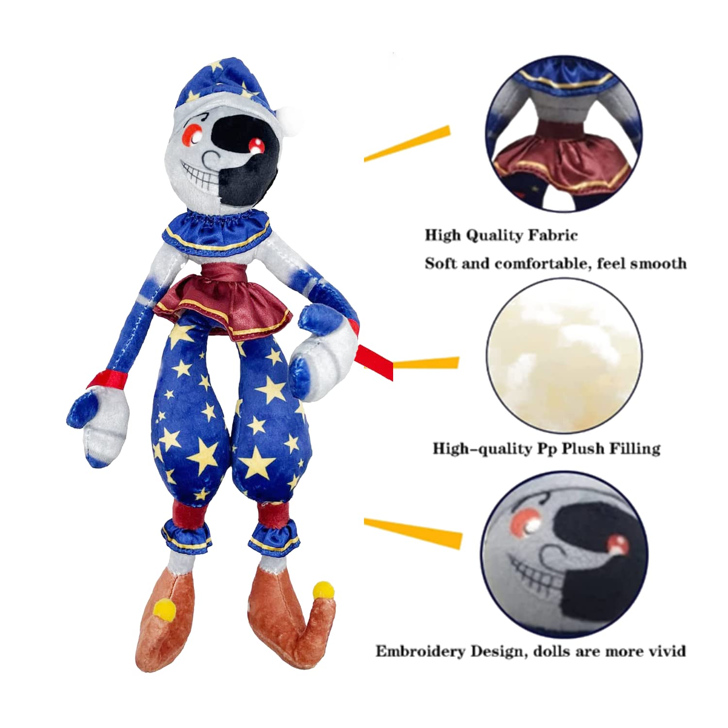 Amazon.co.jp: 太陽と月 ぬいぐるみ FNAF サンドロップとムーン