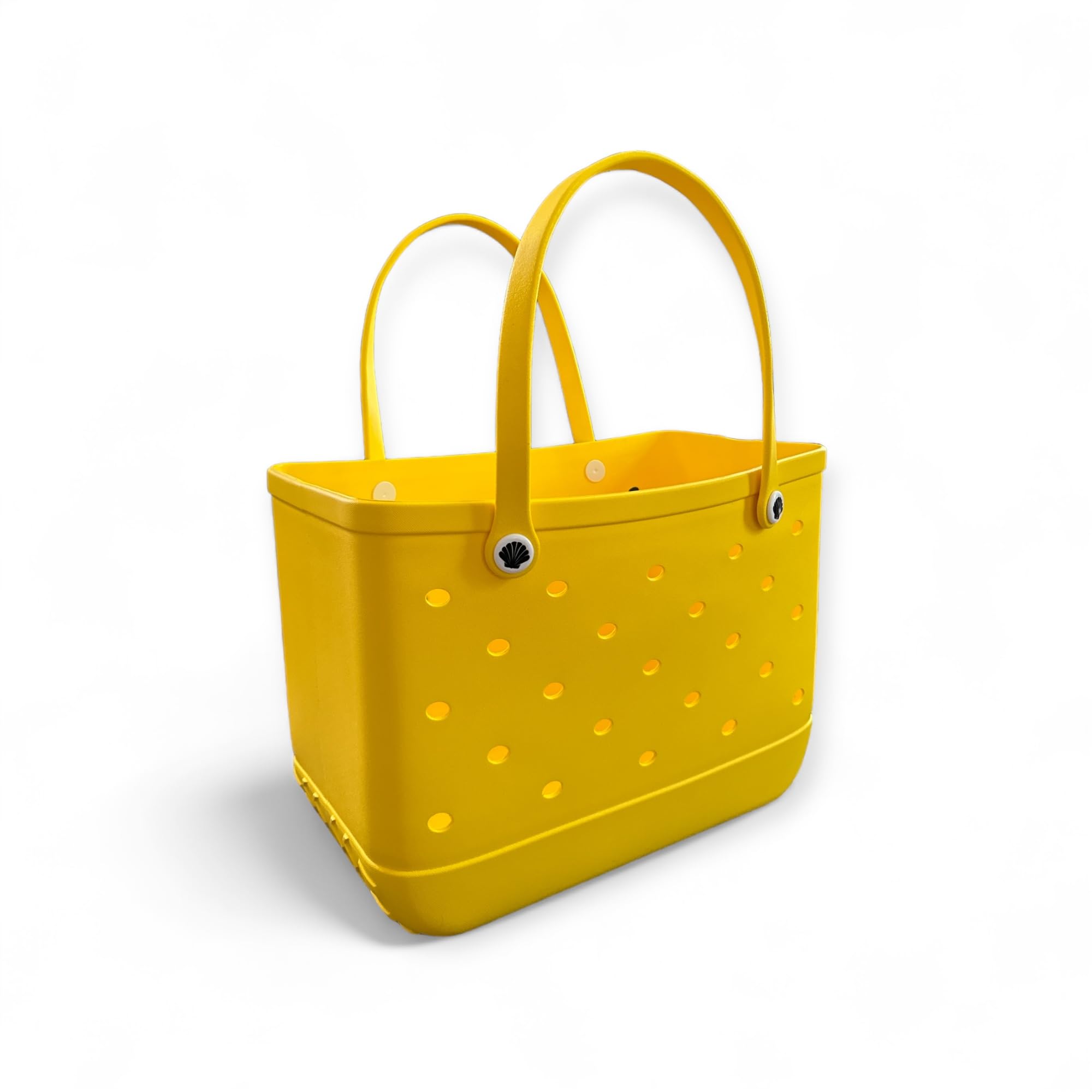 SunToteX Large Beach Bag Tote| Durable Lightweight Waterproof Washable Open Tote Bag for Beach, Pool, Boat, Sports (Sunshine Yellow)