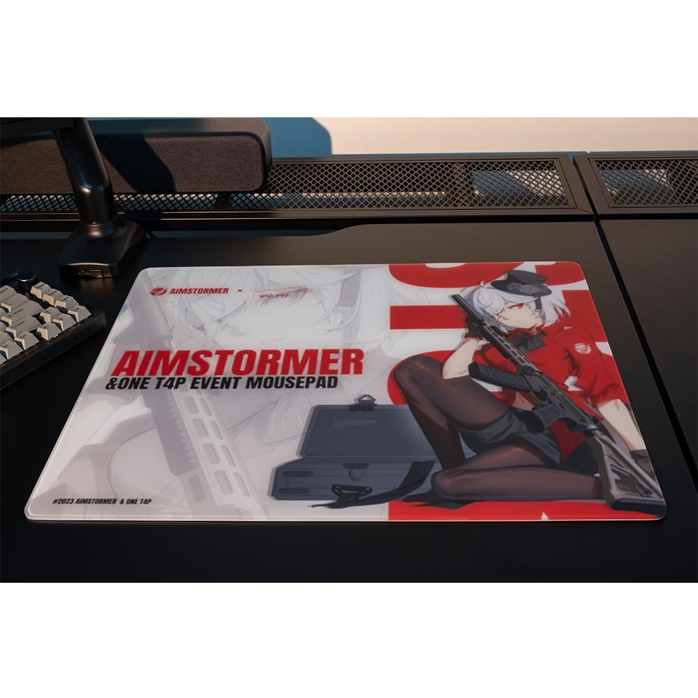 マウス・トラックボール Dream Gamer Thunder AIMSTORMER OneT4p Dream Gamer Thunder Glass Mousepad AIMSTORMER OneT4p 50x40 V2