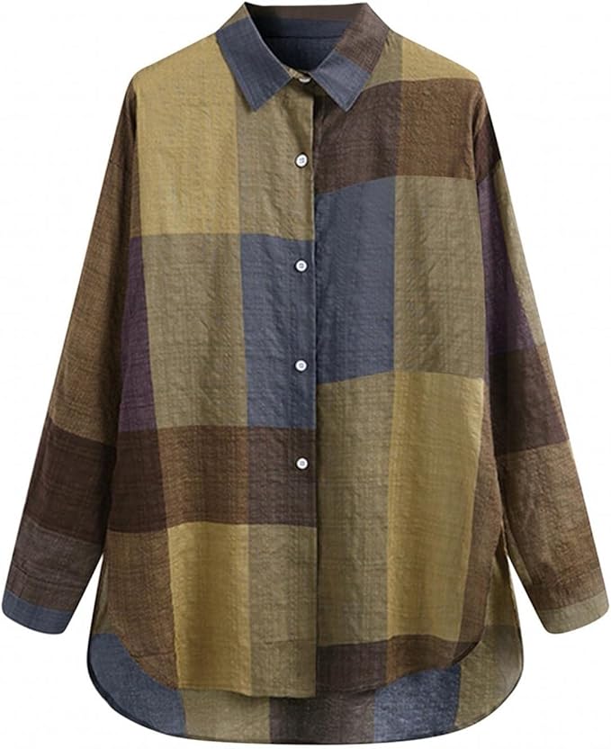 Amazon Tシャツ レディース 夏服 かわいい ブラウス 前開き 長袖 ワイシャツ 襟付き 薄手 涼しい トップス ゆったり カジュアル 大きいサイズ 上着 女性 春 夏 日焼け防止服 袖調整可 おしゃれ カットソー 通勤 通学 シャツ ブラウス 通販