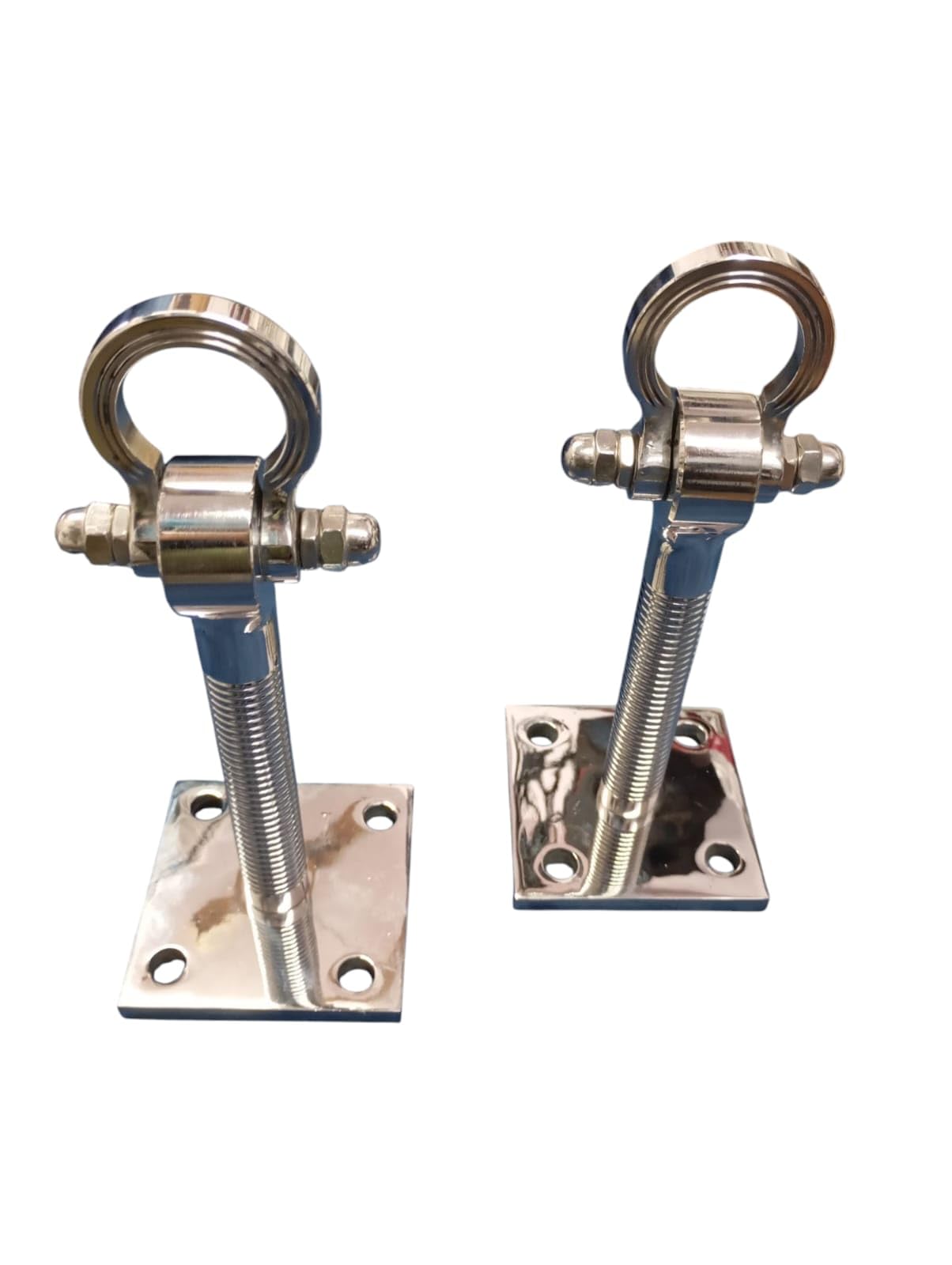 jhulawala 10 inch ss ceiling hook for patio jhula, swing punching bag superior hi-grade quality, kada for patio swing, hammock swing 25mm rod with weight capacity of 750kg, (pack of 2pcs)