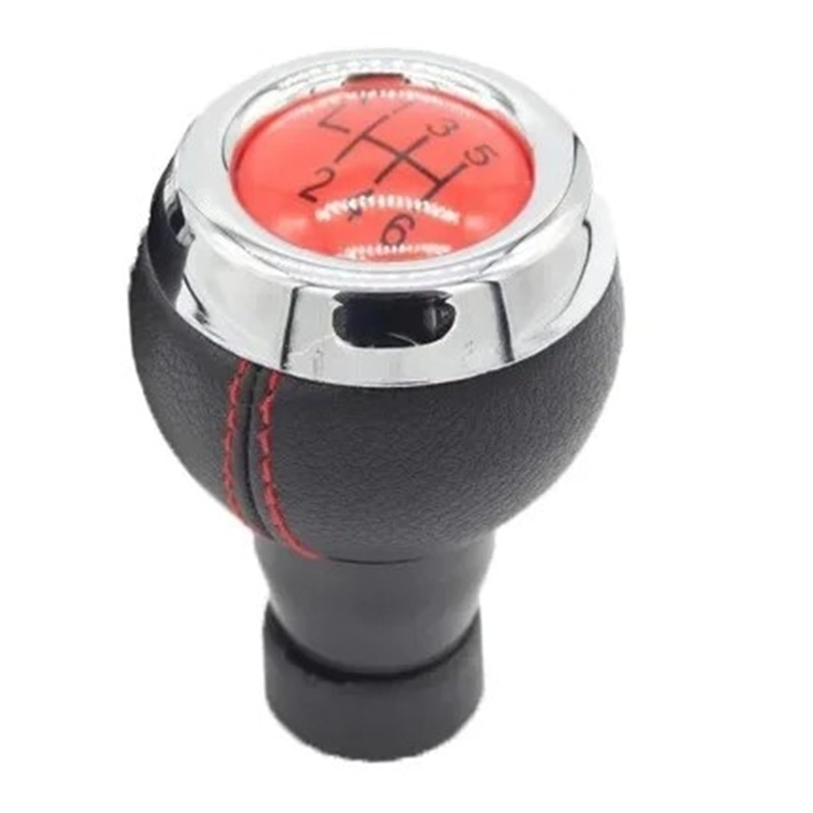 Xzcvtyw Red 6 Speed Car Gear Shift Knob Shifter Lever For Cooper R55 R56 R58 R59 F56 F54 F57 Countryman R60 R61 Car Gear Lever Shifter(Red 6 Speed)