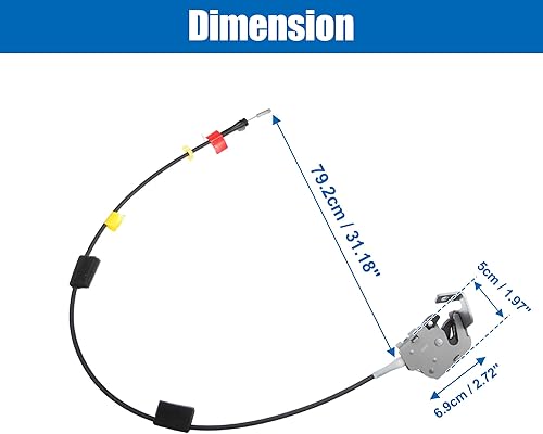 Miniatura 6 de ACROPIX Actuador 6L3Z-18264A26-A para Ford F150, 2 unidades, tono plateado
