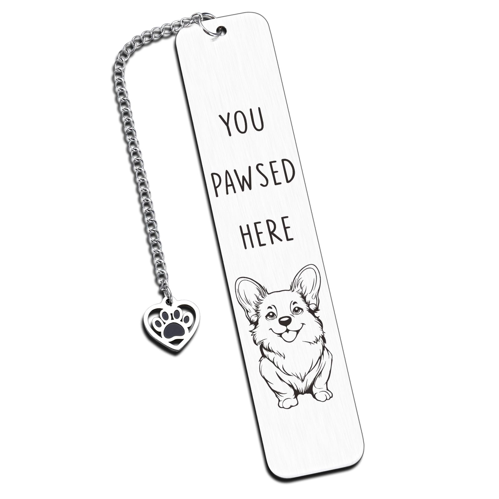 Corgi Dog Bookmark, Corgi Gifts for Corgi Lovers, Dog Mom Gifts for Women, Dog Owner Gift, Christmas Gift for Dog Lovers, Stocking Stuffers for Kids