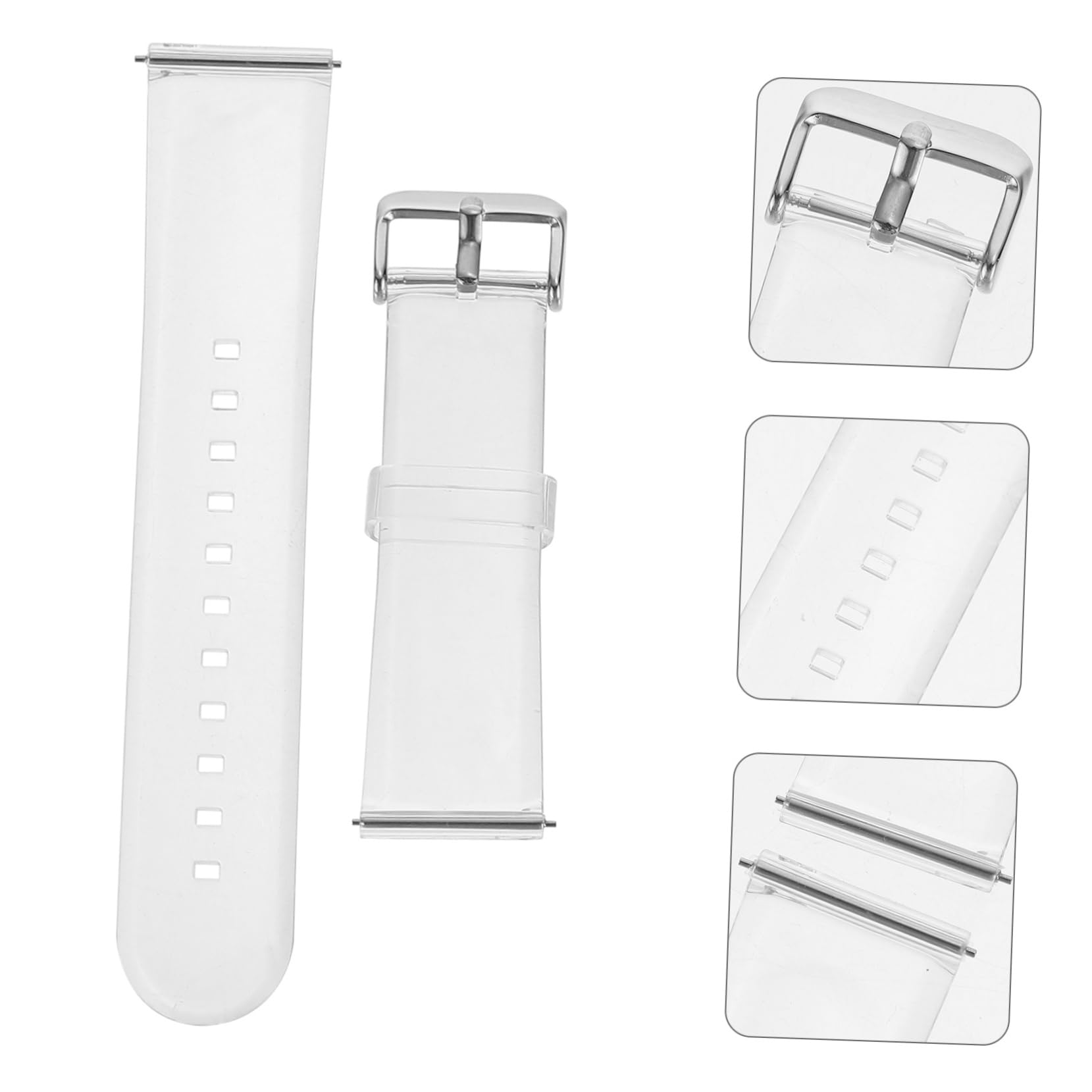 jojofuny Correa De Reloj Universal De 2 Uds Correa De Pvc Reemplazable