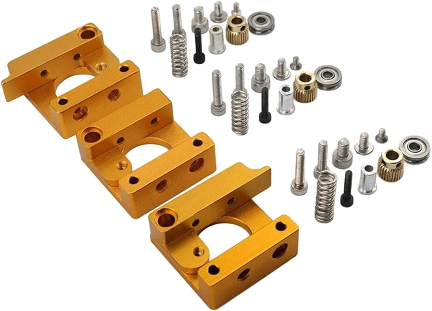 review MaplePony Aluminum Alloy Block MK8 Extruder for Makerbot 1.75mm Filament 3D Printers Parts Extrusion Right Left Short Hand Part DIY Kit (Size : MK8 Short)