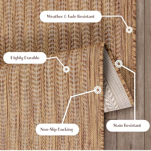 Tapete Adiva Rugs 9'x12' para Interior y Exterior miniatura 6