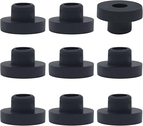 Paquete de 10 bujes para tanque de combustible con ojales para tanque de combustible 33/64 para MTD Troy Bilt Briggs y Stratton Toro Generac