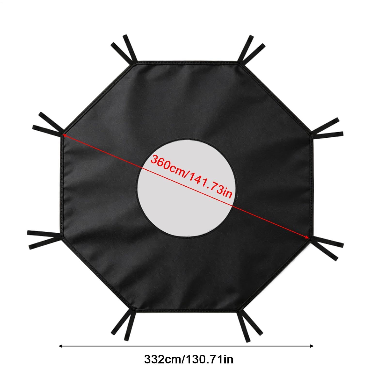Cubierta De Sombra para Cama Elástica Impermeable Protección Solar