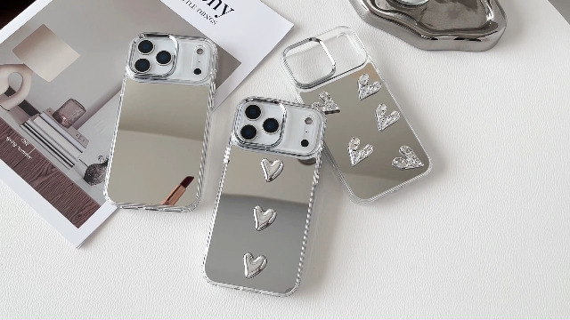 Amazon.com: ZTOFERA Mirror Case for iPhone 16, Mirror for Girls