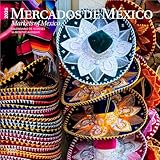 Mercados de Mexico | Markets of Mexico | 2026 12 x 24 Inch (Hanging) Monthly Square Wall Calendar | English/Spanish Bilingual | Plastic-Free | BrownTrout | Clothes Toys Food Shopping