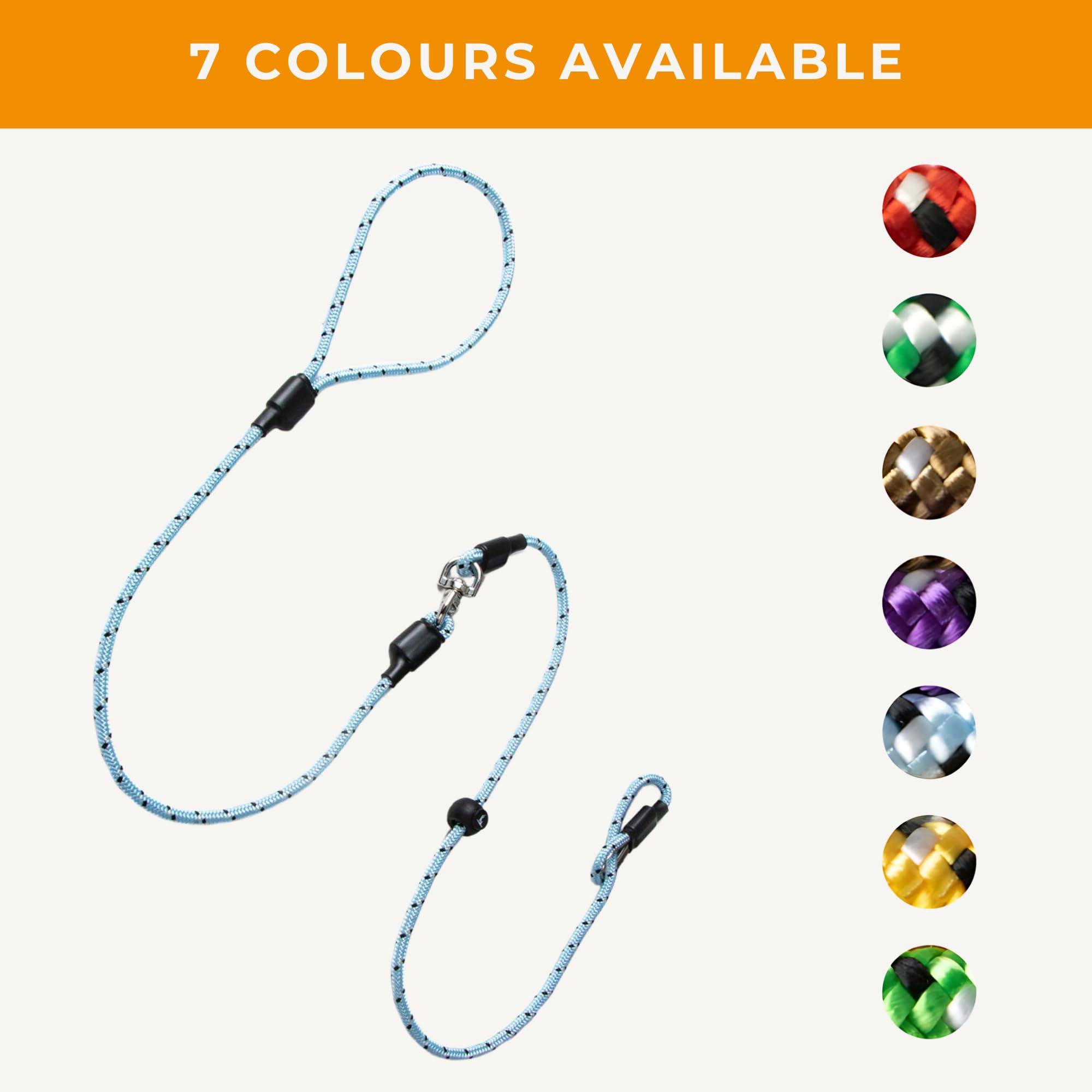 Guinzaglio Scorrevole Per Cani Dog &amp; Field - Azzurro, 1.25 M, Leggero