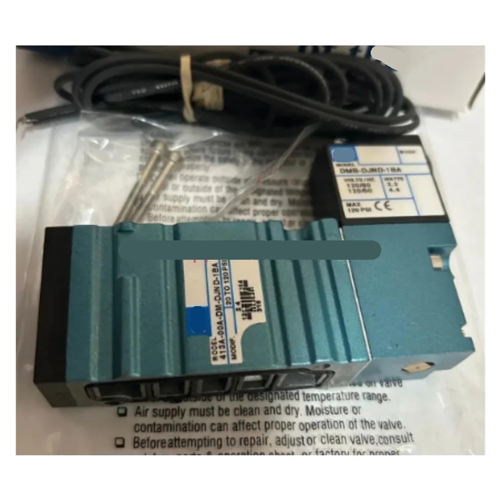 Électrovanne 413A-00A-DM-DJND-1BA pour résoudre les fuites d'air comprimé