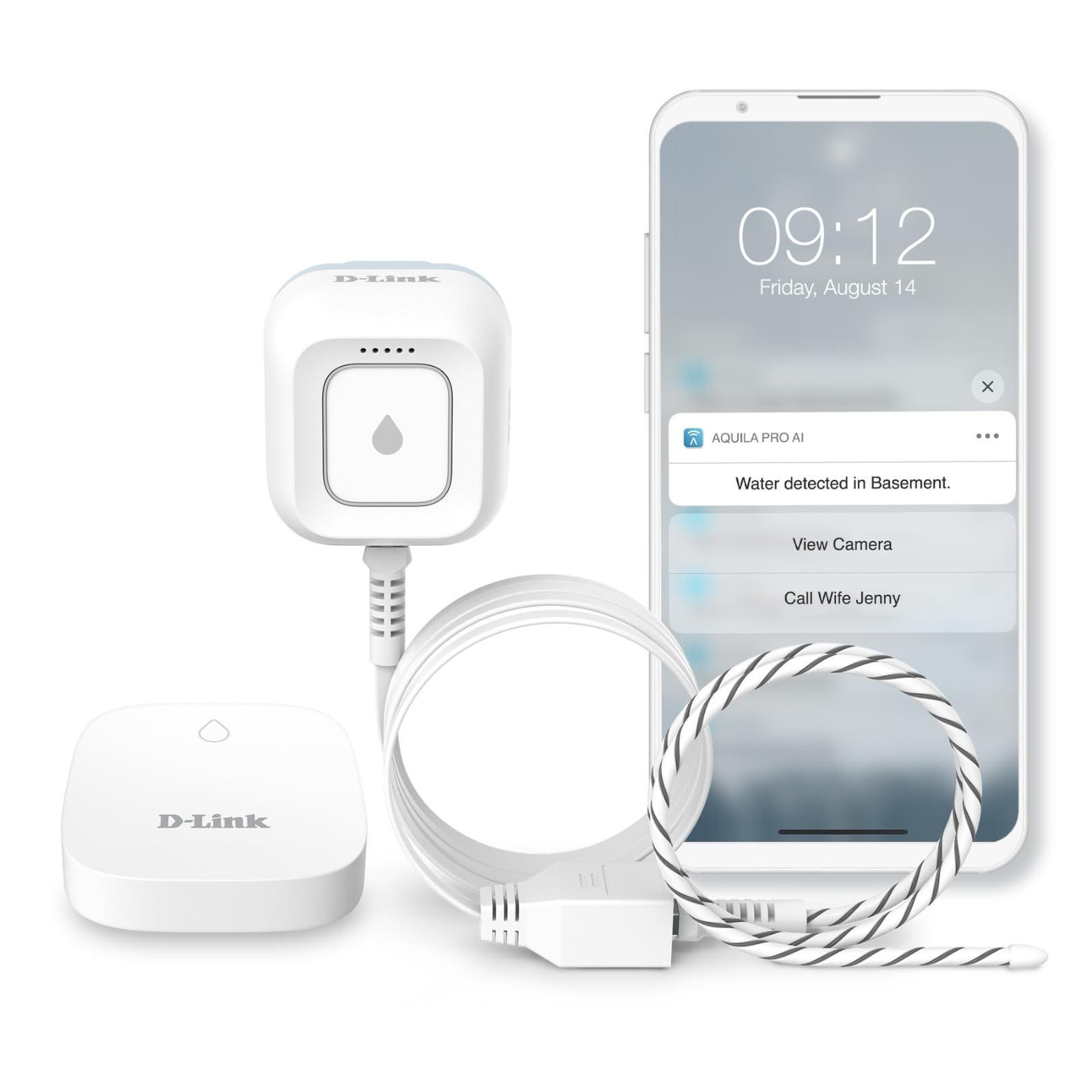 Amazon.com: D-Link Next-Gen WiFi Water Leak Detector Starter