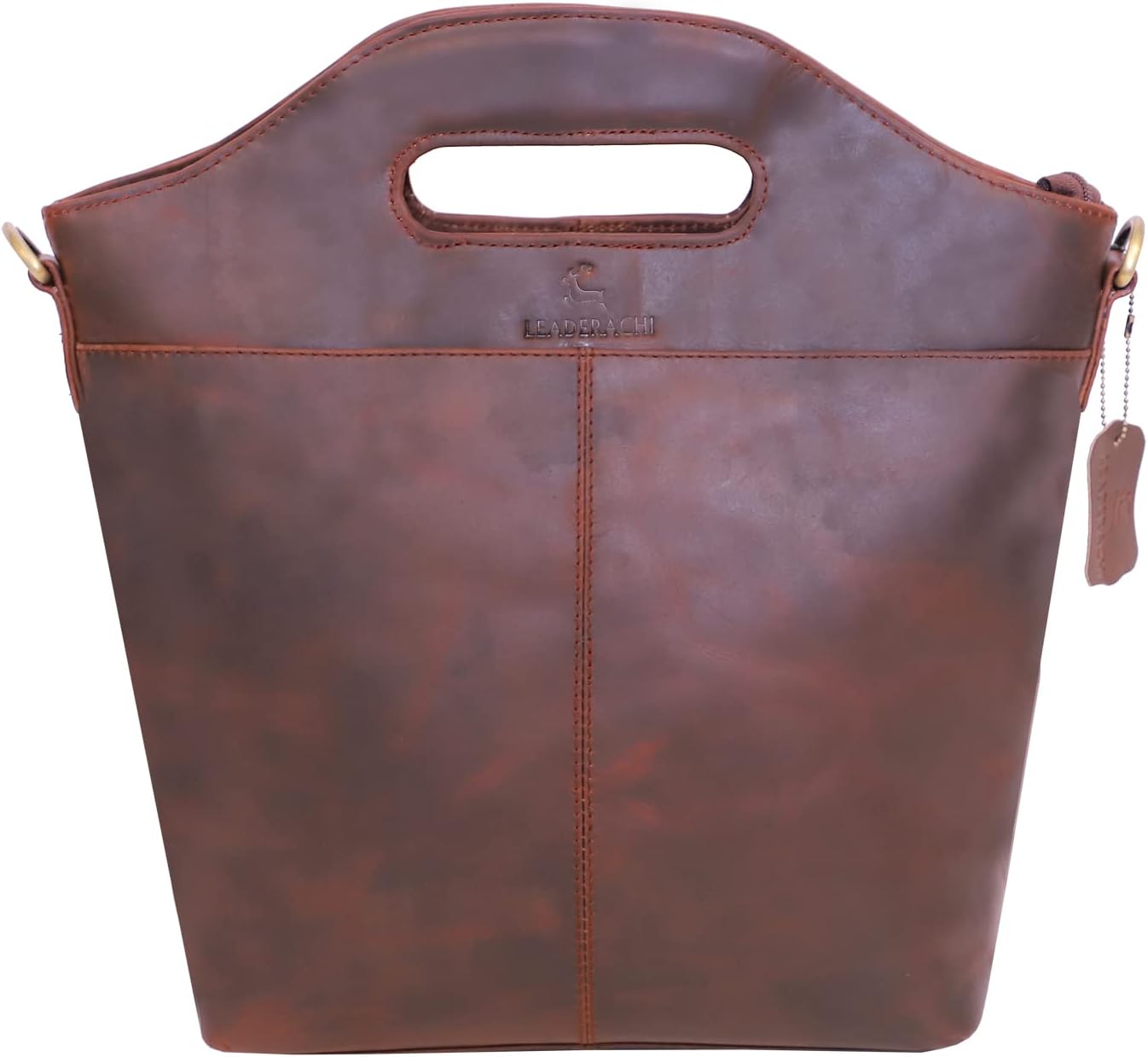 LEADERACHI Hunter Leather Women's Tote Bag