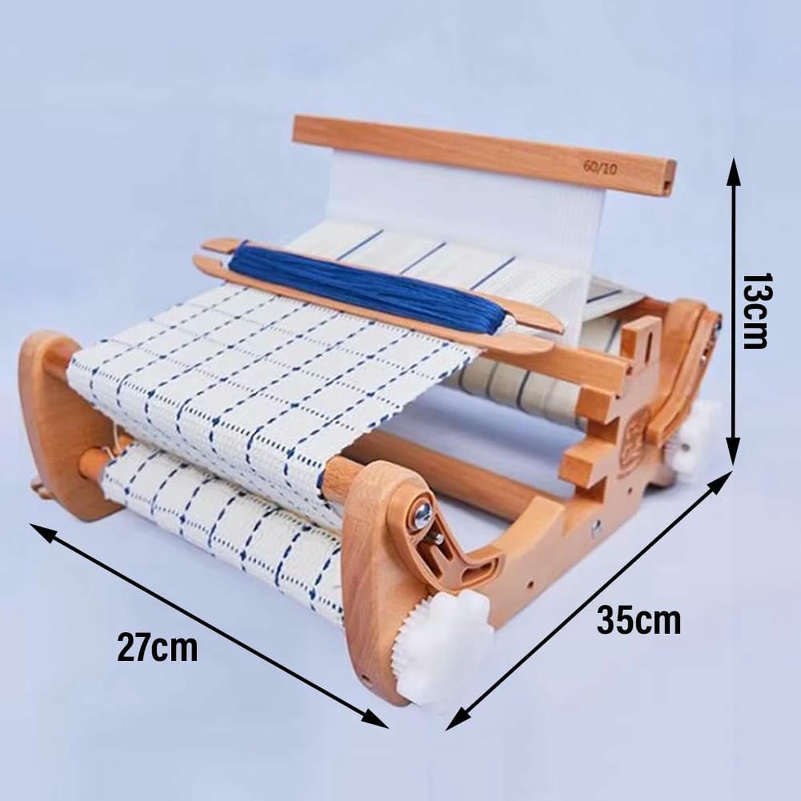Kit telaio per tessitura, macchina per maglieria tessuta a mano fai da te, supporto per la casa in legno per telaio per tessitura multi-artigianato, con pettine e bobina, per bambini principianti