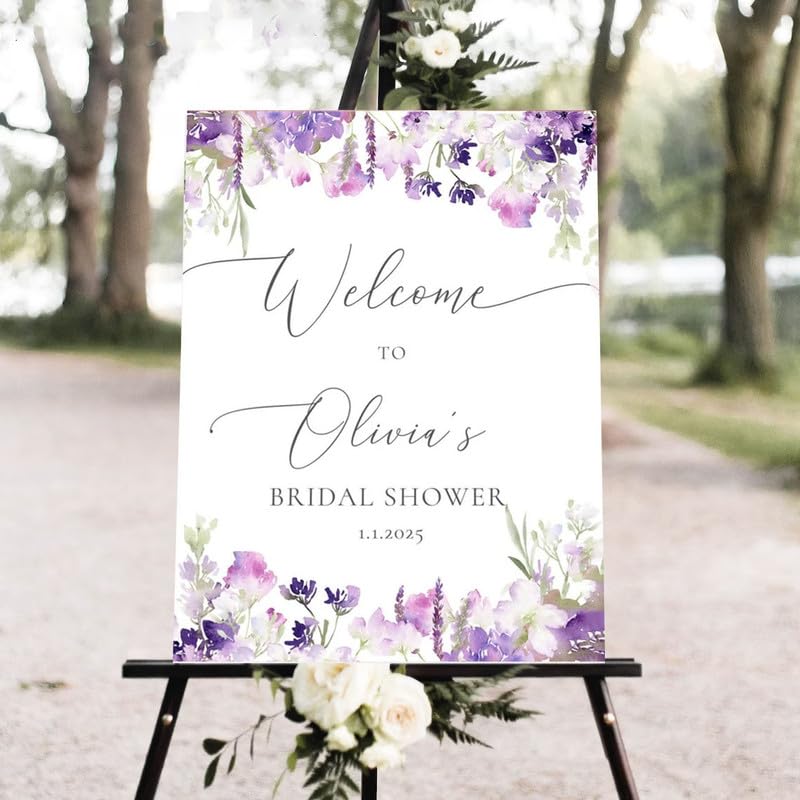 amazon-com-lilac-purple-bridal-shower-welcome-sign-printable-blush-purple-wildflowers-welcome-sign-editable-bridal-shower-party-decor-wedding-welcome-bridal-shower-sign-with-stand-bridal-shower-sign-plastic-sign-home for Bridal Shower Decor Free Printables Amazon.com: Lilac Purple Bridal Shower Welcome Sign Printable, Blush Purple Wildflowers Welcome Sign Editable, Bridal Shower Party Decor Wedding, Welcome Bridal Shower Sign with Stand, Bridal Shower Sign, Plastic Sign. : Home for Bridal Shower Decor Free Printables