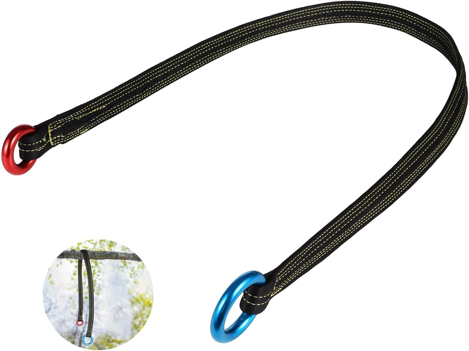 Premium Tree Climbing Rope, Arborist Cambium Saver, Retrievable Belt Loop