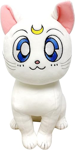 Great Eastern Entertainment Sailor Moon - Artemis - Peluche sentado de 9.8 pulgadas de alto