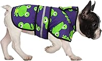 Vista 46 de HDE - Impermeable protector con capucha para perros y cachorros, tallas de la S a la XL (diseño de dinosaurios, talla XL)