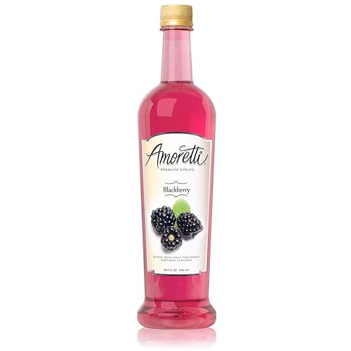Amoretti Jarabe premium, mora, 25.4 onzas