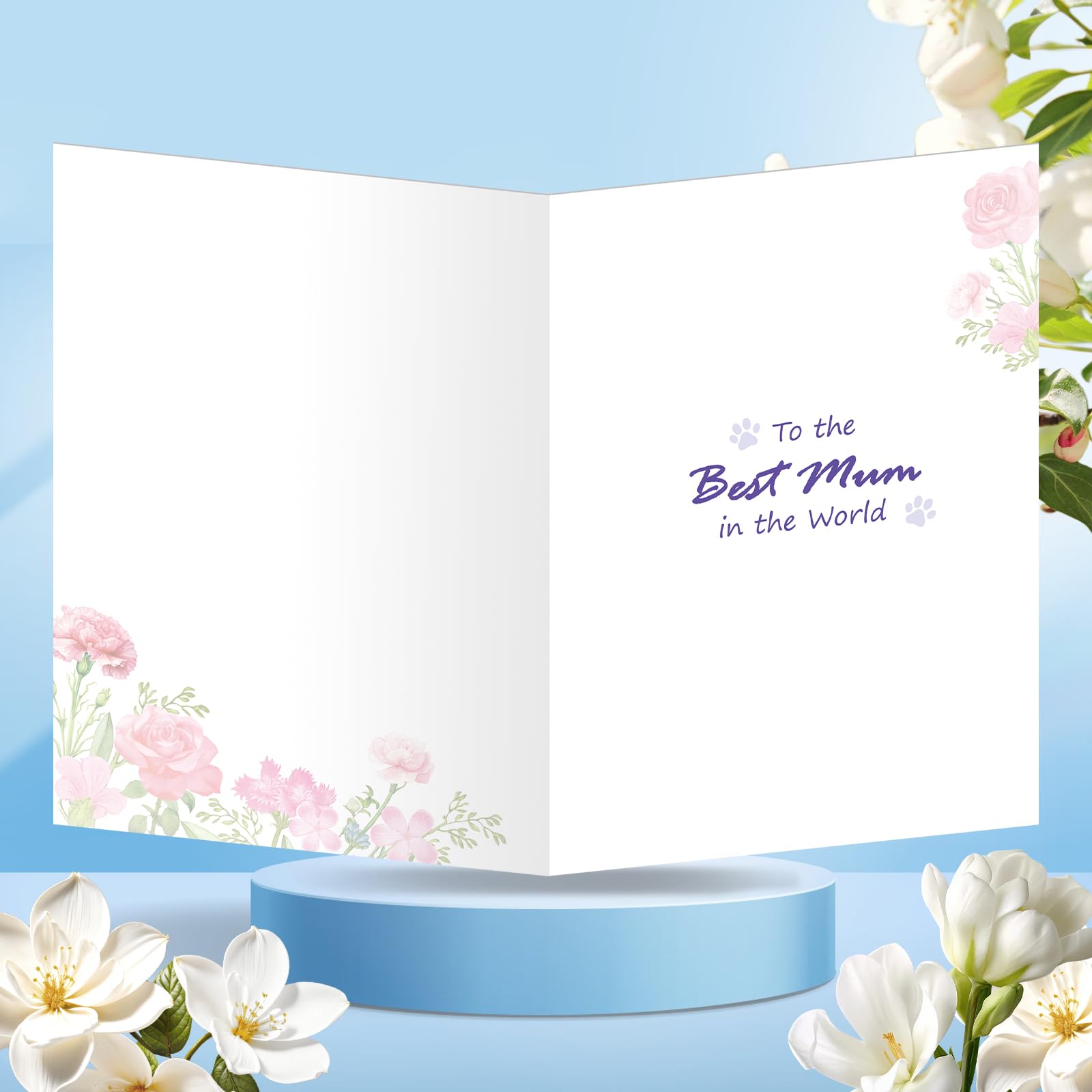 DPKOW Mothers Day Card from Dog, Happy Mother’s Day Card Dog Mum Gifts, Mothers Day Greeting Card with Envelope - Image 3