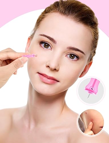 Miniatura 5 de Lancetas para extracción facial, paquete de 50 herramientas desechables para agujas de acné, kit de eliminación de puntos negros para piel clara