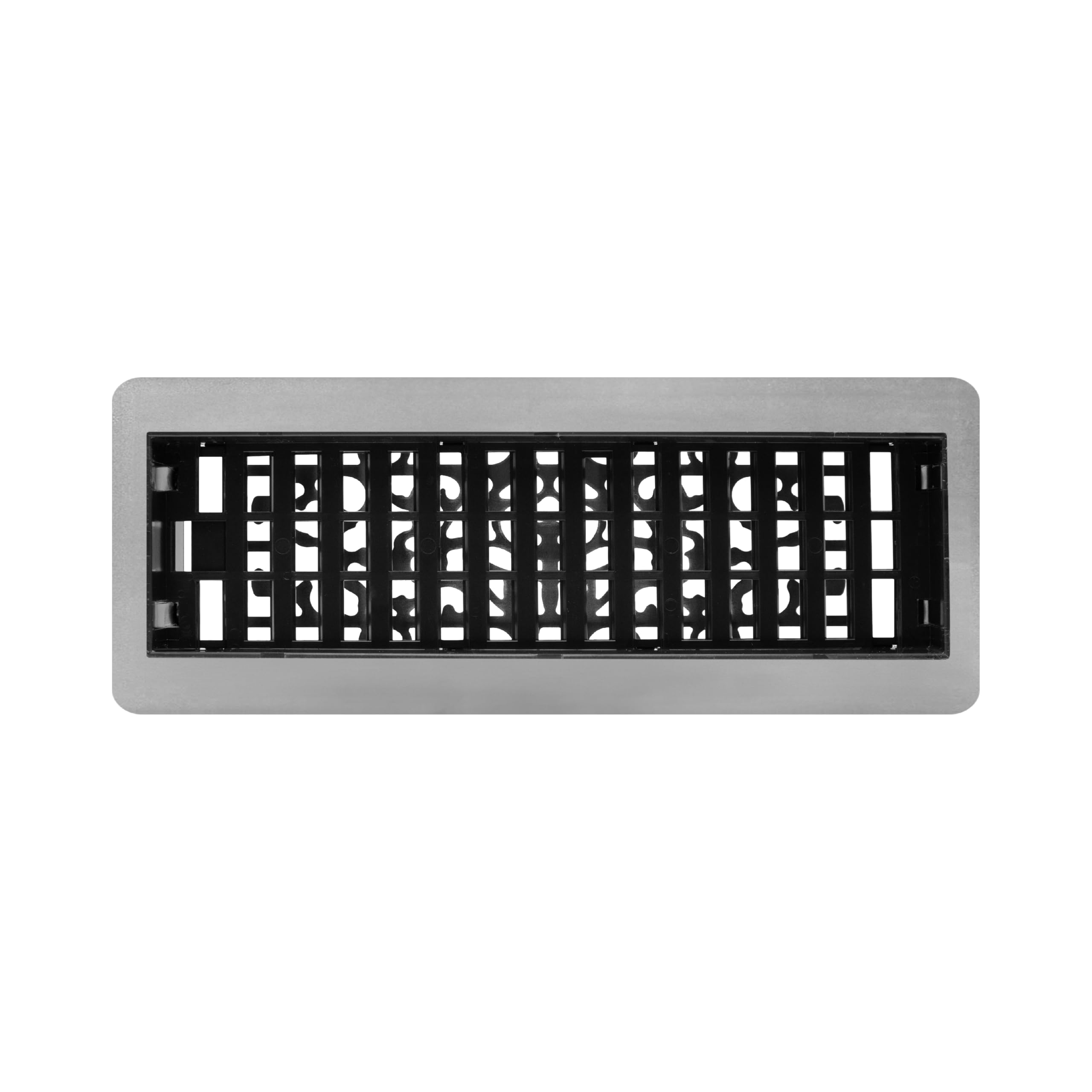 Decor GratesLFGS212-NKL Low Profile Grates, 2X12, Feng Shui, Brushed Nickel