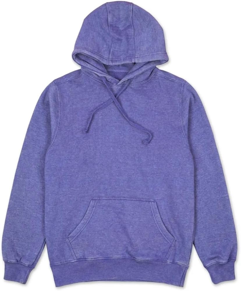 Vintage Fleece Unisex Hoodie, Pullover Hooded Washed Sweatshirt for Men and Women Style 617 Print Ready Blanks - Image 6