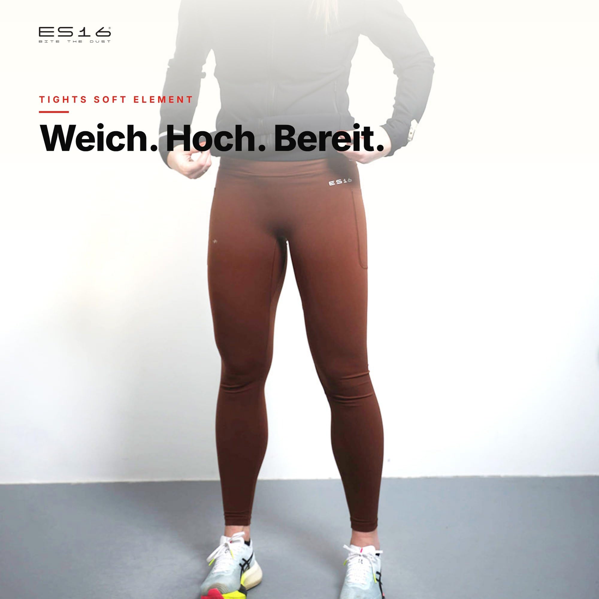 Tights Soft Element - Leggings funzionali morbidi per fitness, yoga e corsa