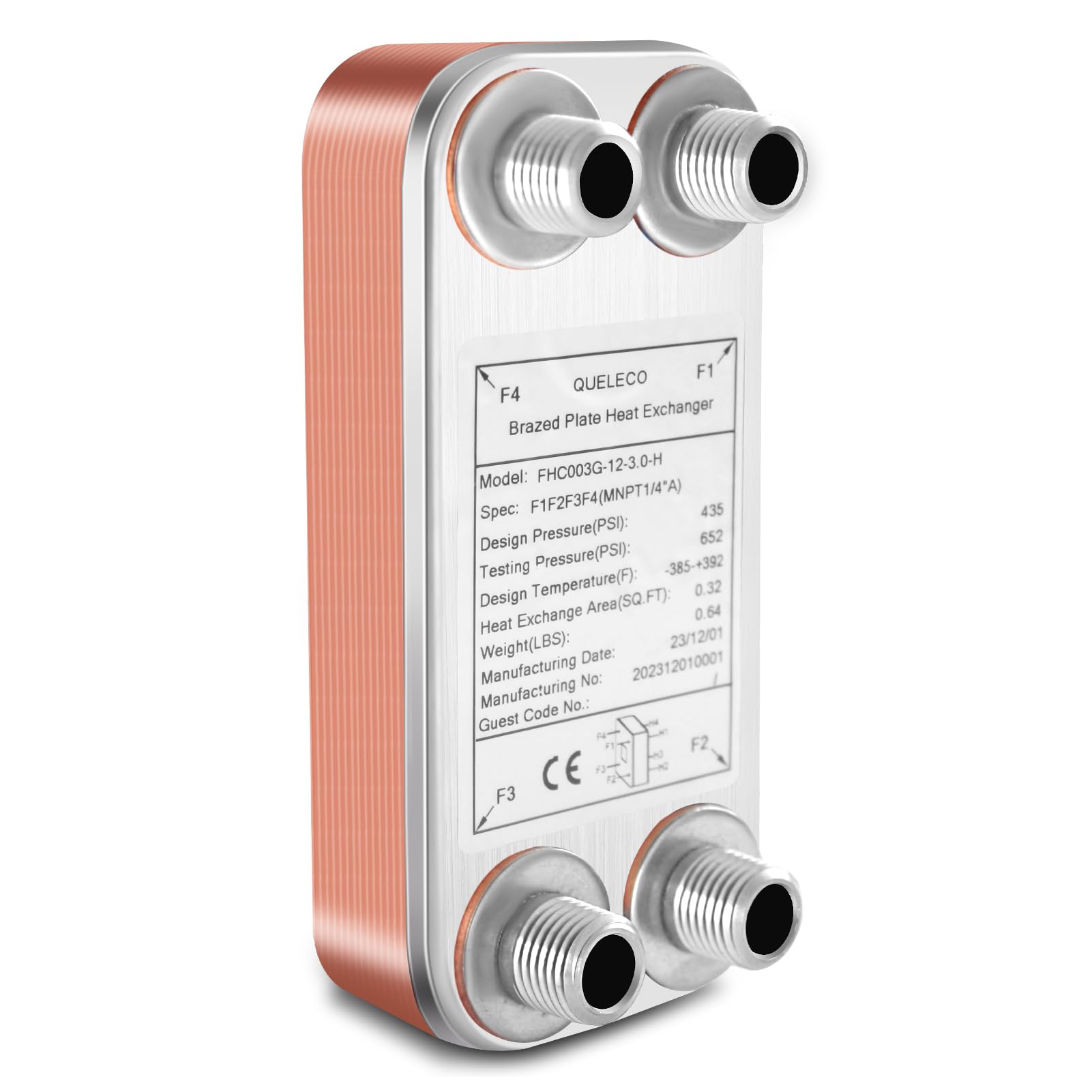 QUELECO Custom Plate Heat Exchanger, 2