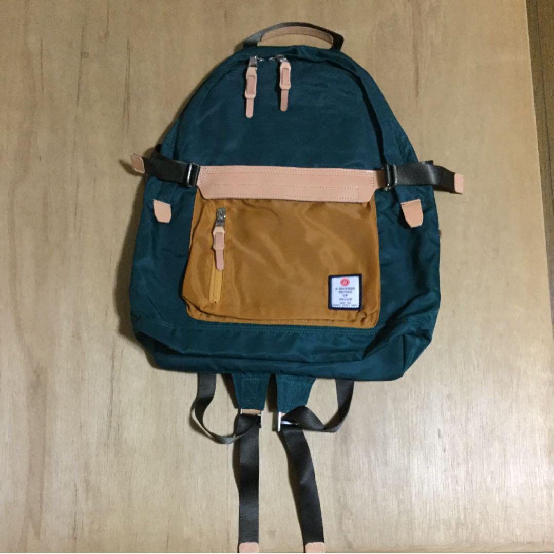 Amazon.co.jp: げ AS2OV アッソブ 本革レザーxナイロンリュック