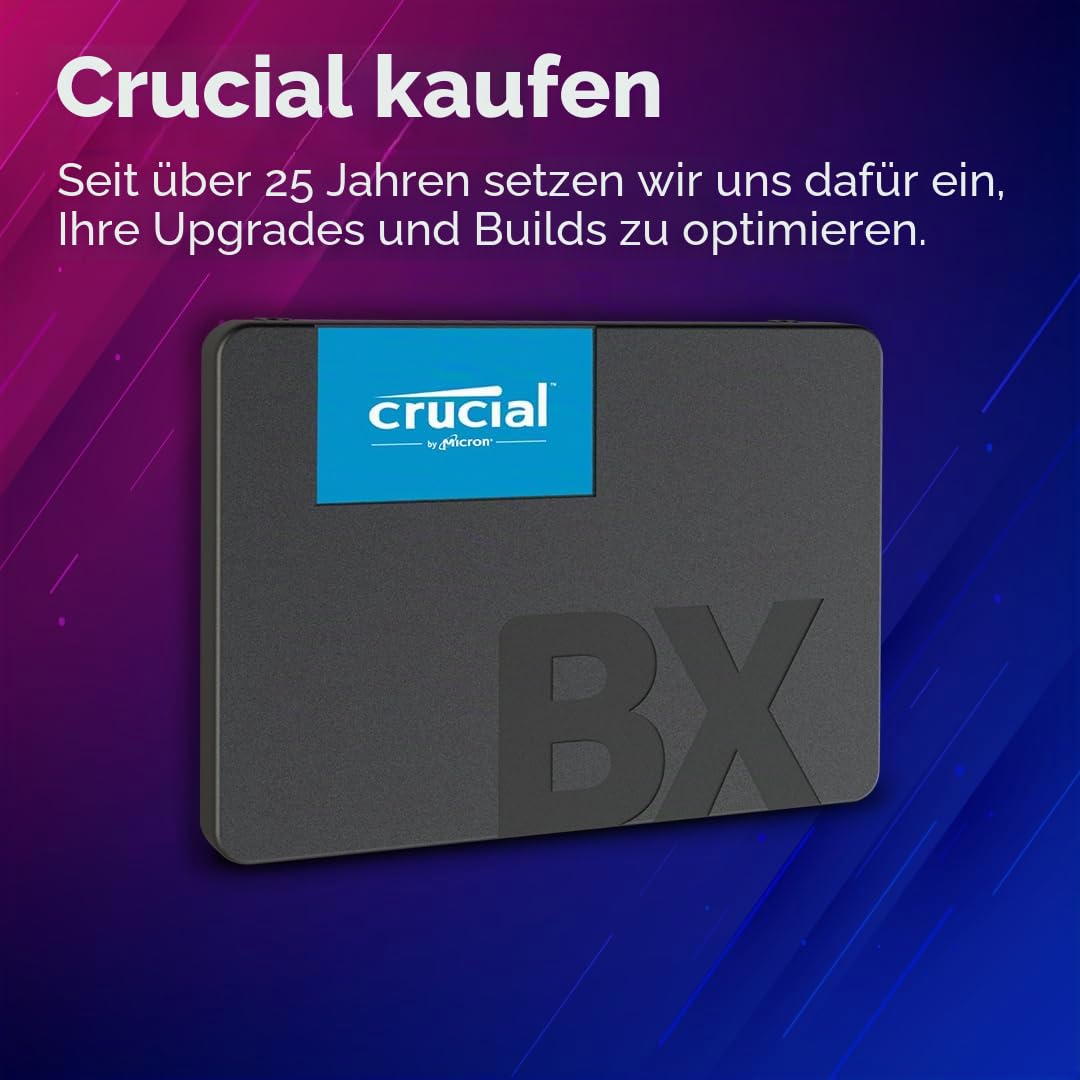 Crucial BX500 SATA SSD 480GB, 2,5