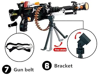 Amazon.co.jp: おもちゃ子供の電気おもちゃの銃、ンピストルの