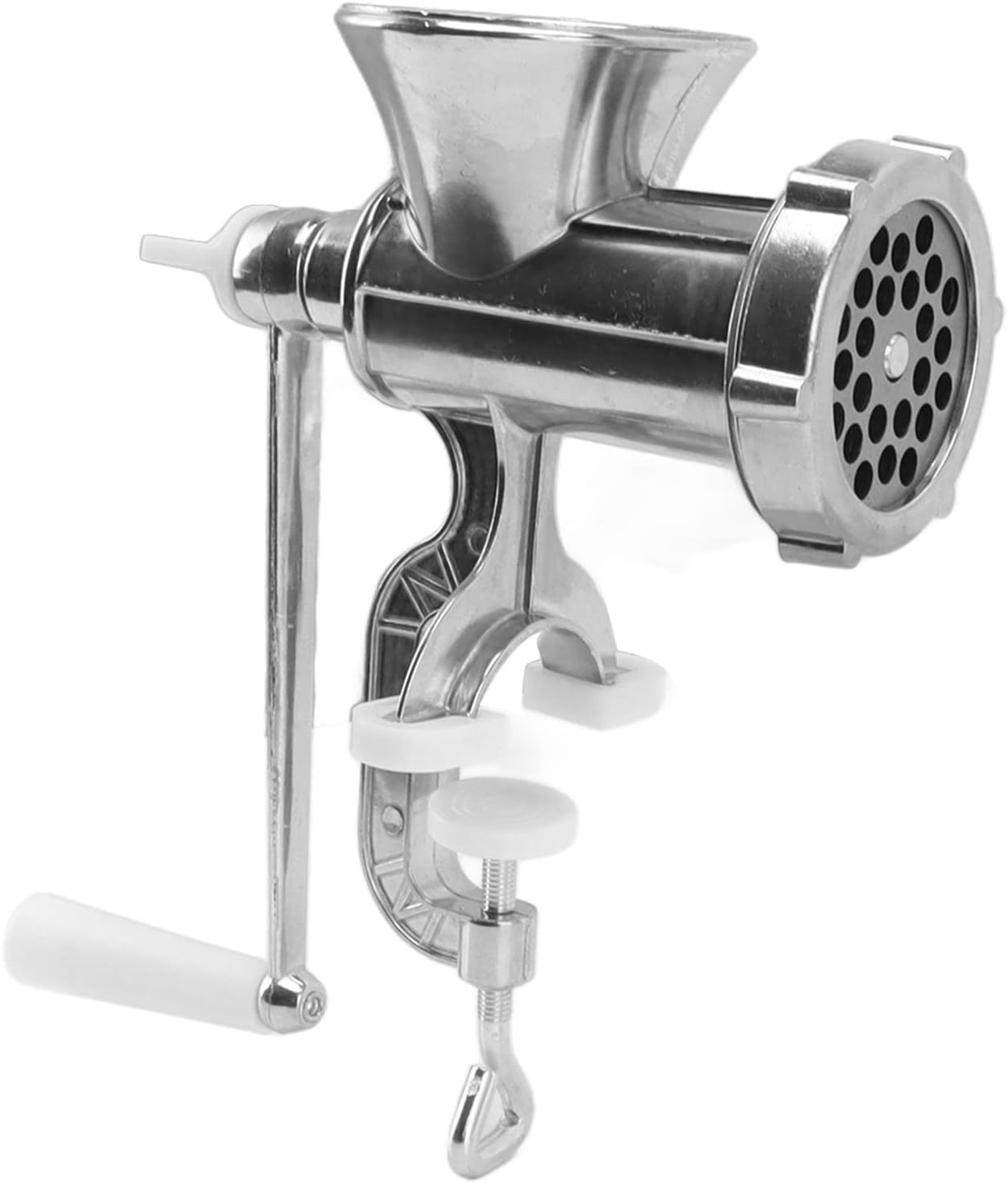 Zerodis Manual Meat Grinder, Aluminium Alloy, Spiral Extrusion Minced Meat Chopper for Kitchen, Sausage Mincing Machine
