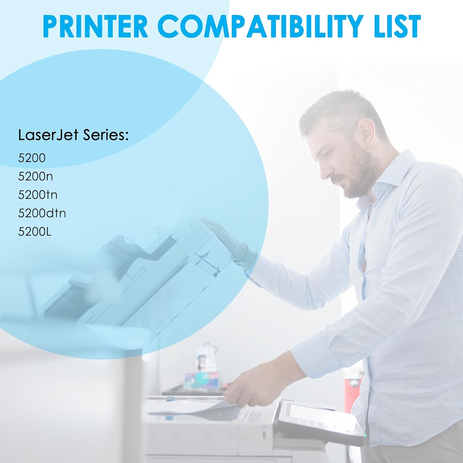 LeciRoba 12,000 Pages High Capacity 16A Q7516A Black Toner Cartridge Replacement for HP 16A Q7516A for HP LaserJet 5200 5200n 5200tn 5200dtn 5200L Printer (1-Pack)