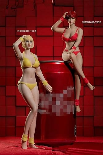 Miniatura 10 de Figura de acción a escala 1/12, TBLeague T01 T02 T03 T04 T05 cuerpo flexible súper sin costuras de 6 pulgadas, cuerpo de silicona completo realista